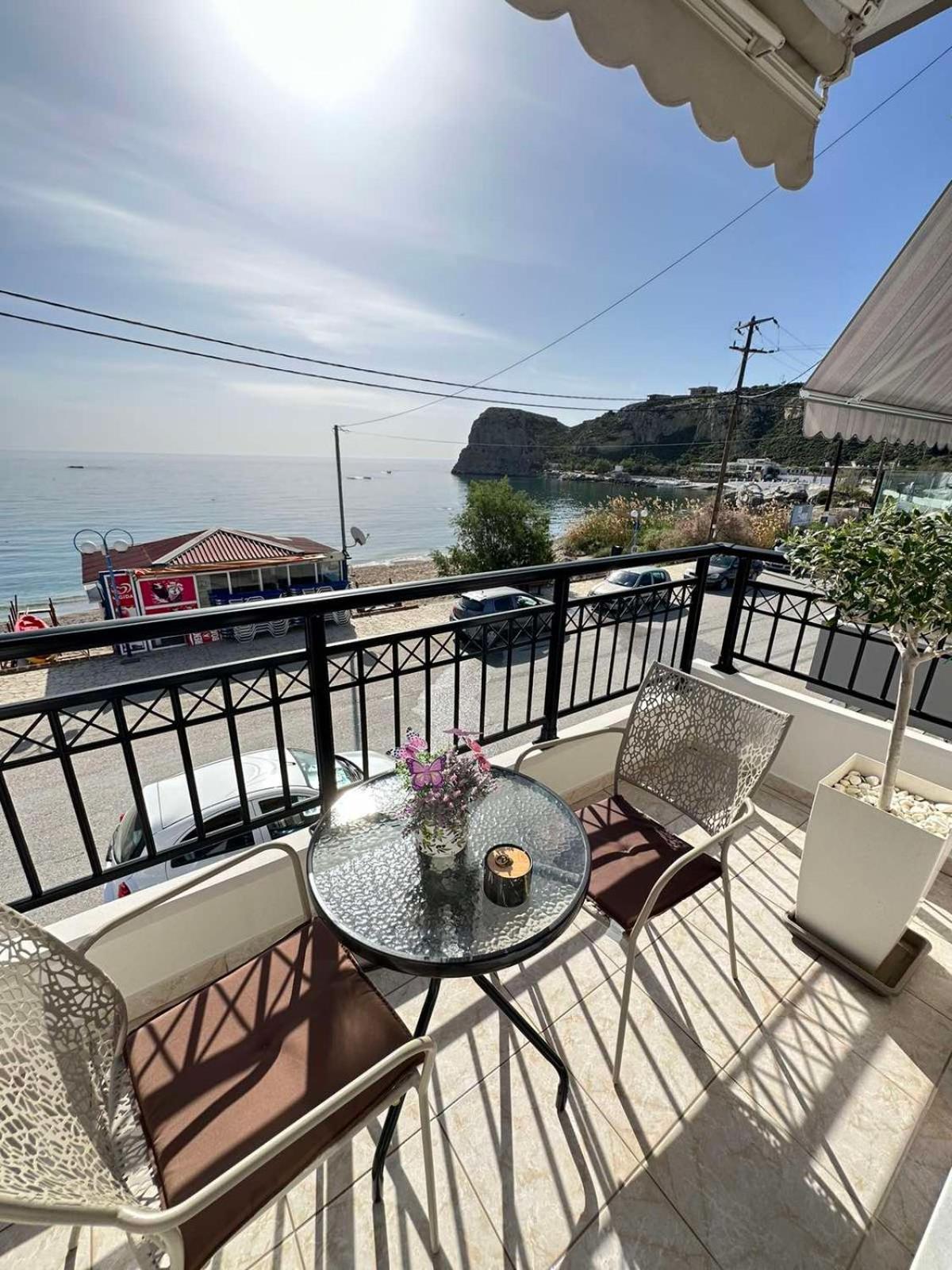 Апартаменты Orfeas Sea View House Архангелос Экстерьер фото